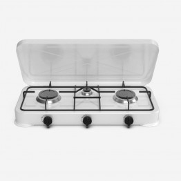 FLAVOURMY 5003W Hornillo de Gas Portátil 3 Fuegos