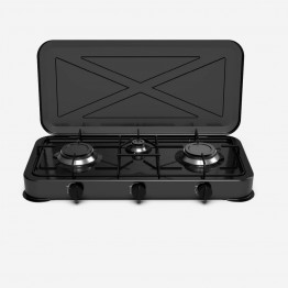 FLAVOURMY 5003B Hornillo de Gas Portátil 3 Fuegos