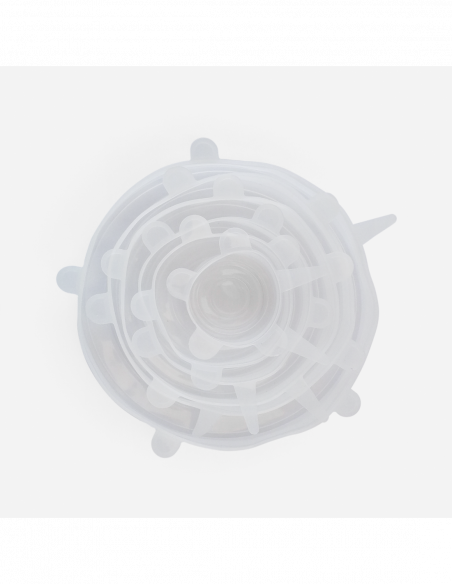 Tapas de silicona reutilizables