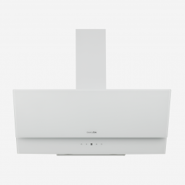 ESTELA Campana decorativa de cristal blanca 2