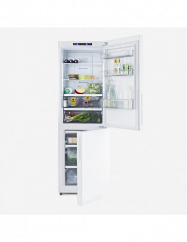 ERIE 3017W Frigorífico Combi 185 cm