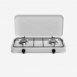 FLAVOURMY 5002W Hornillo de Gas Portátil 2 Fuegos 2