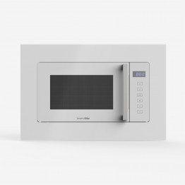 SPEEDYBAKE 3023 Microondas integrable en cristal blanco 2