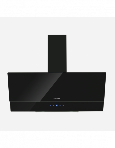 ESTELA Campana decorativa de cristal negra