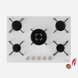 MAIA BW-PLUS Placa de gas cristal 5 fuegos