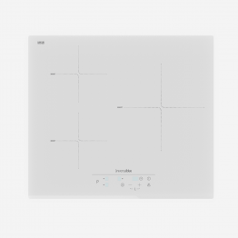 MEISSA 3069W Placa inducción blanca con 3 fuegos